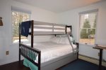 Bedroom two with Full size bunk bed and trundle